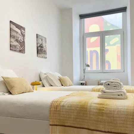 Lejlighed Sj2e Heart Of Baixa! Spacious & Friendly With Ac In Lis Downtown! *