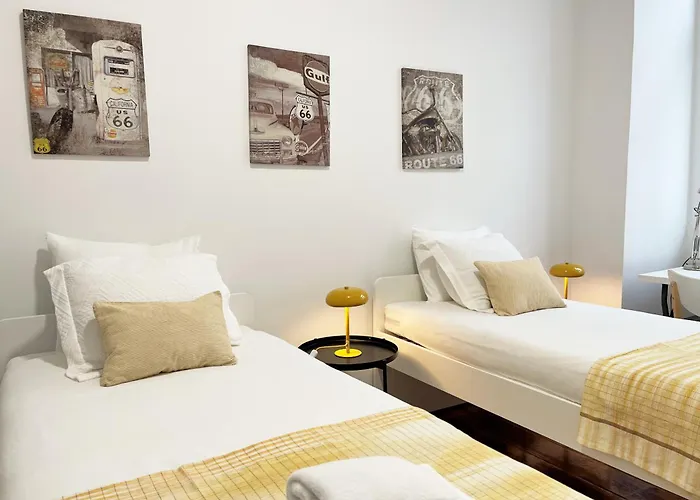 Sj2e Historic Baixa For 6 - Steps From Augusta Arch In Downtown! Apartment *
